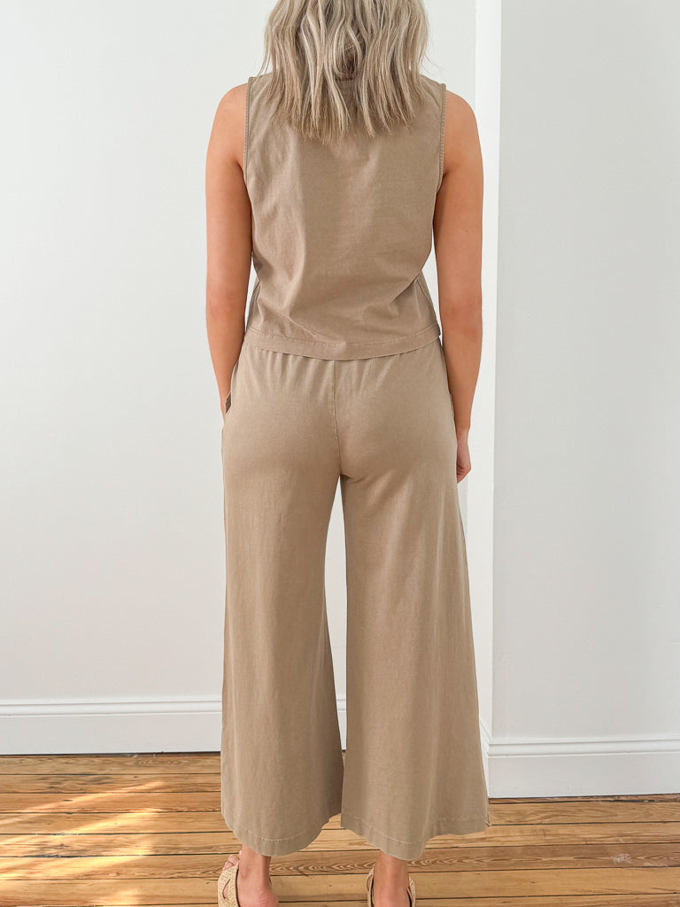 Scout Cotton Jersey Pant-Iced Coffee
