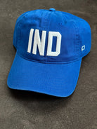 IND Hat - Blue w/ White