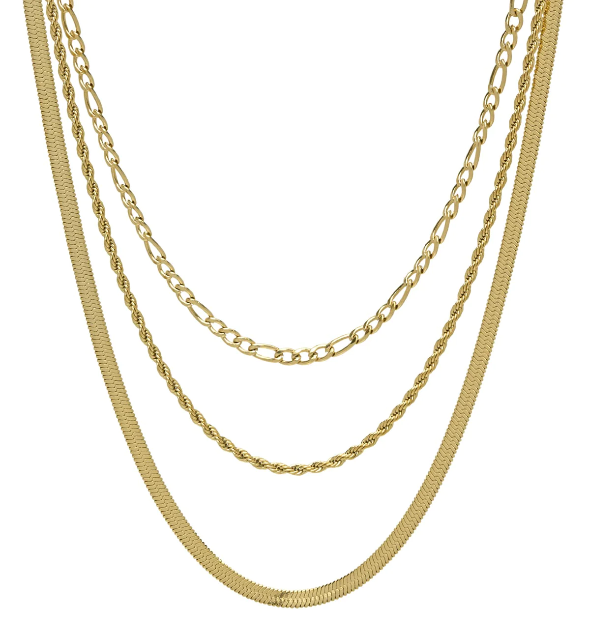 Marina Layered Necklace- Gold
