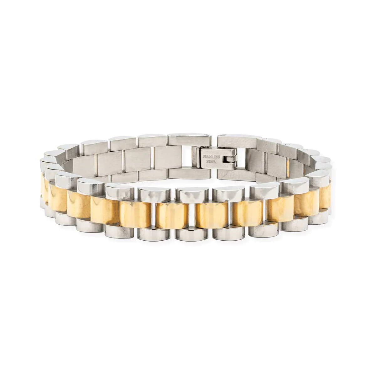 Rolly Two Tone Bracelet- Silver/Gold