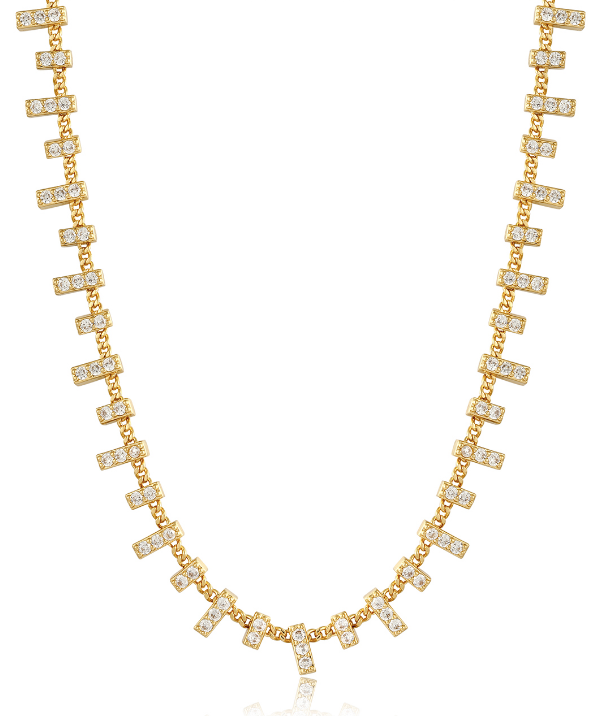 The Pave Ray Necklace- GoldThe Pave Ray Necklace- Gold