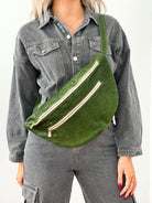 The Flutter Sling Handbag - Green