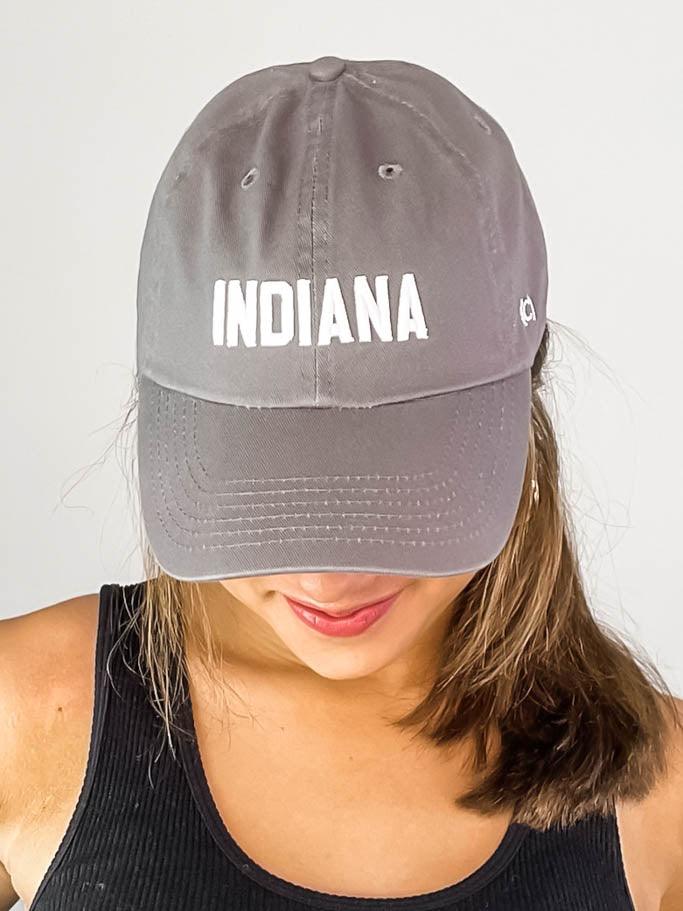 Indiana Hat - Charcoal w/ White - Flutter