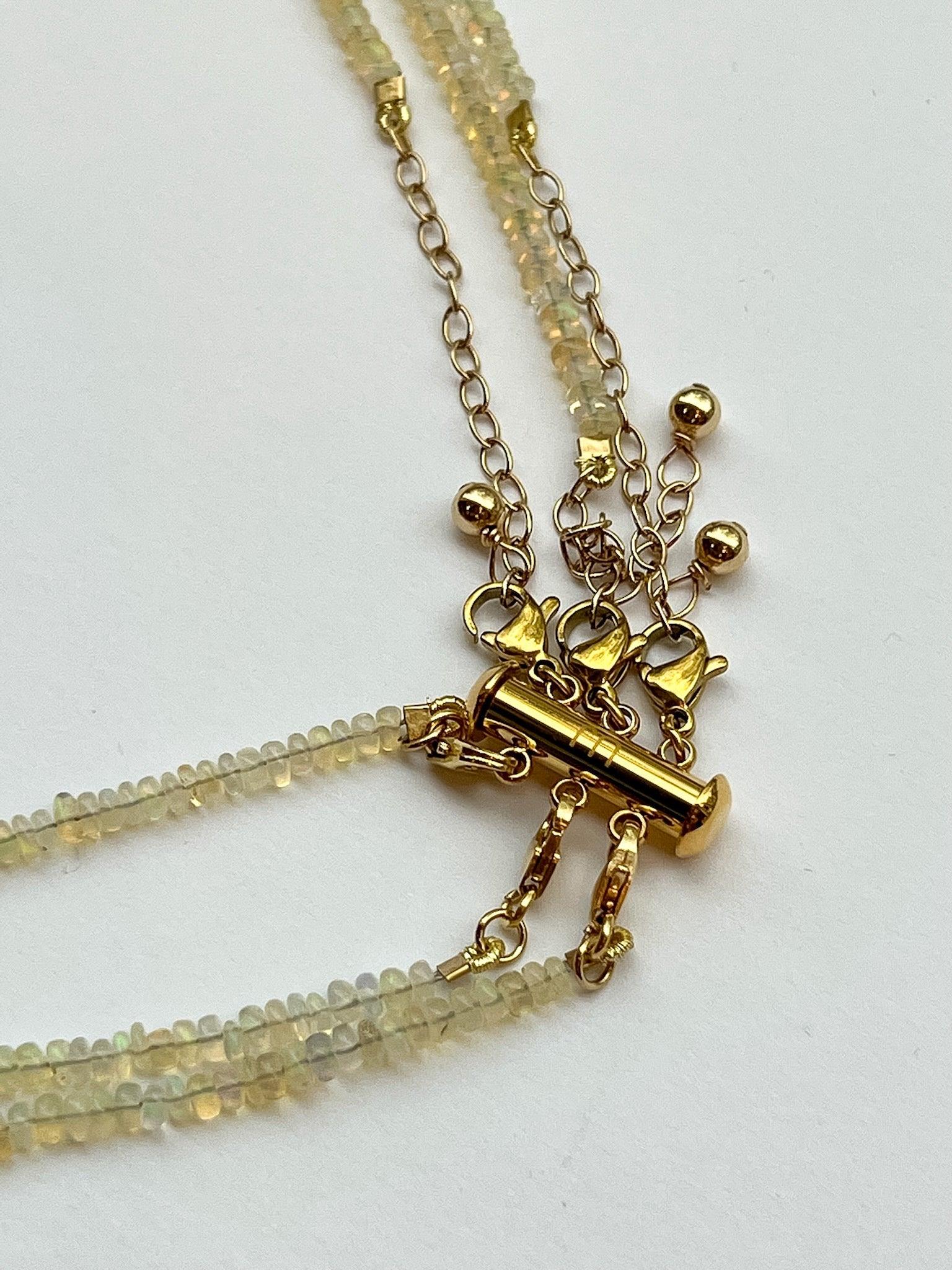 Necklace Layering Clasp - Gold - Flutter