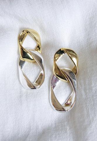 Porter Earring - 14k Gold Plated Brass - Flutter